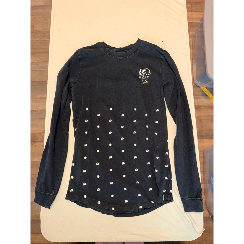 Jordan Space Jam 20th Anniversary Marvin Martian‎ Long Sleeve Shirt Black Small